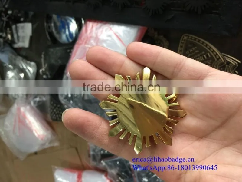 Designer metal plates tags for jeans , designer metal labels for hangbags