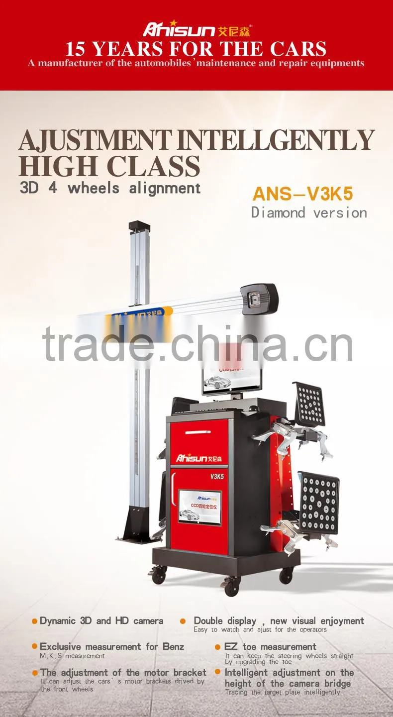 precision 3d four wheel alignment machine price for sale with CE approval
