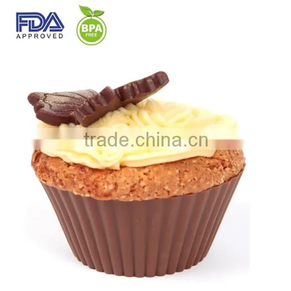 Round Silicone Cupcake Liner/Muffin Cake Mold/Muffin Cups