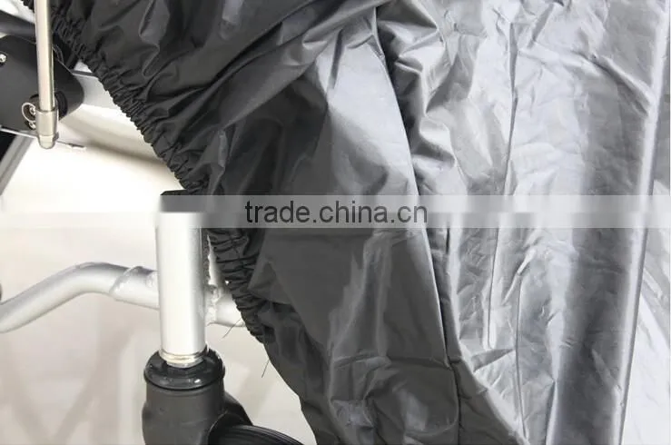 Wheelchair Accessories Mac Cotton Tartan with Llining Scooter Raincoat for Elder People