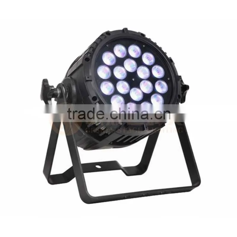 18pcs*10w rgbw led par light waterproof wash led par can