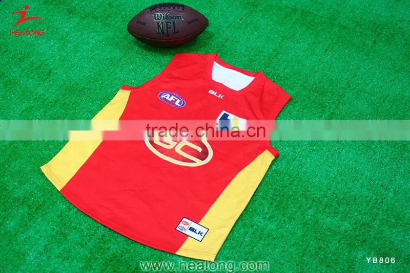 Healong New Design AFL Rugby Jersry Uniform Shirt Football Jumper