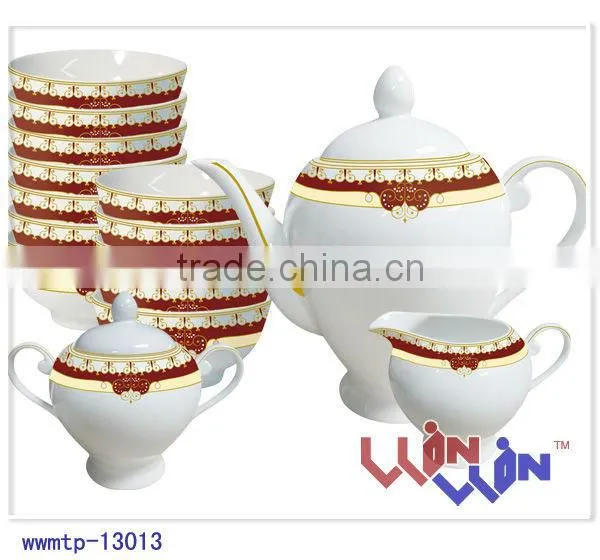 17 pcs porcelain dinner set and tea set wwtp-13013