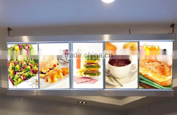2015 New Shenzhen Fast Food Led Menu Sign