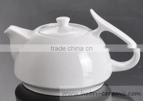 Ceramic Coffee And Tea Pots With Logo Decal Artwork Design Customized