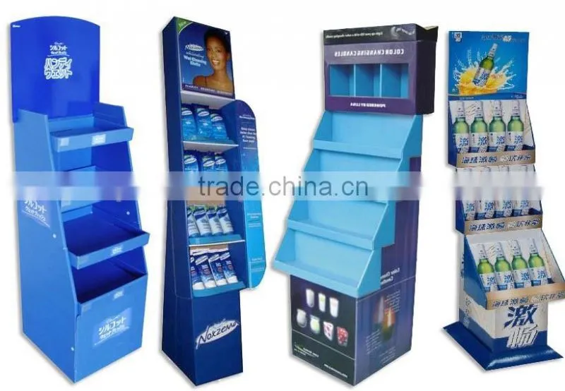 Corrugated paper pallet display for clothing and other articles of daily use