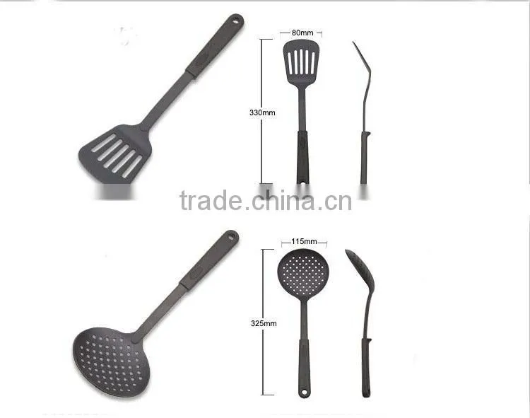 2016 new style Cooking Nylon scoop set cooking utensils kitchen ware11pcs nylon kitchen tools set NL10