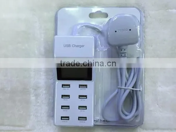 9.2A 8 USB ouelets power strip charger for US UK EU