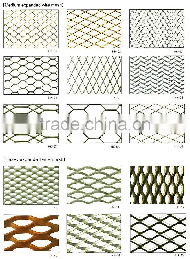 aluminum expanded mesh/anodized aluminum expanded metal mesh