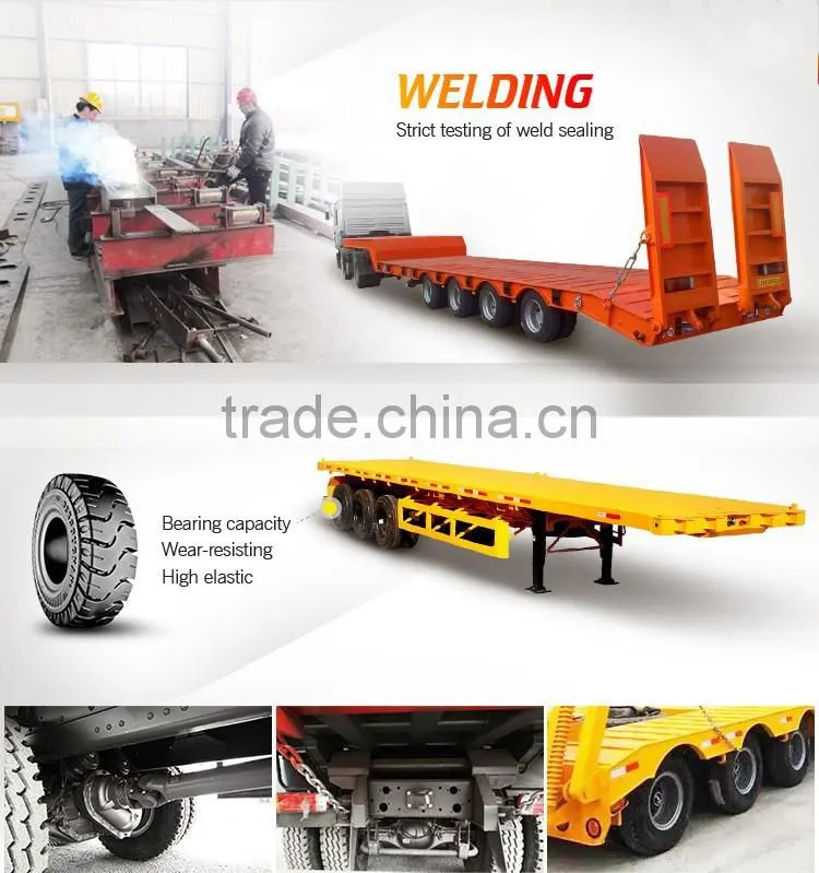 Low Price china flatbed trailer, trailer spare parts, gas trailer