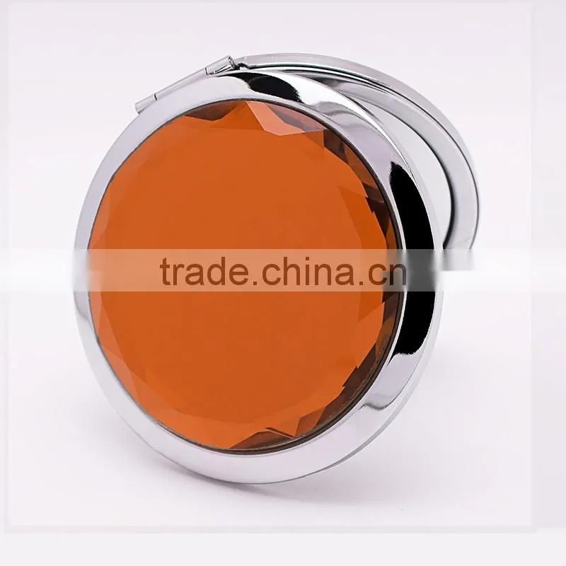 Crystal Metal Cosmetic Mirror pocket mirror compact mirror