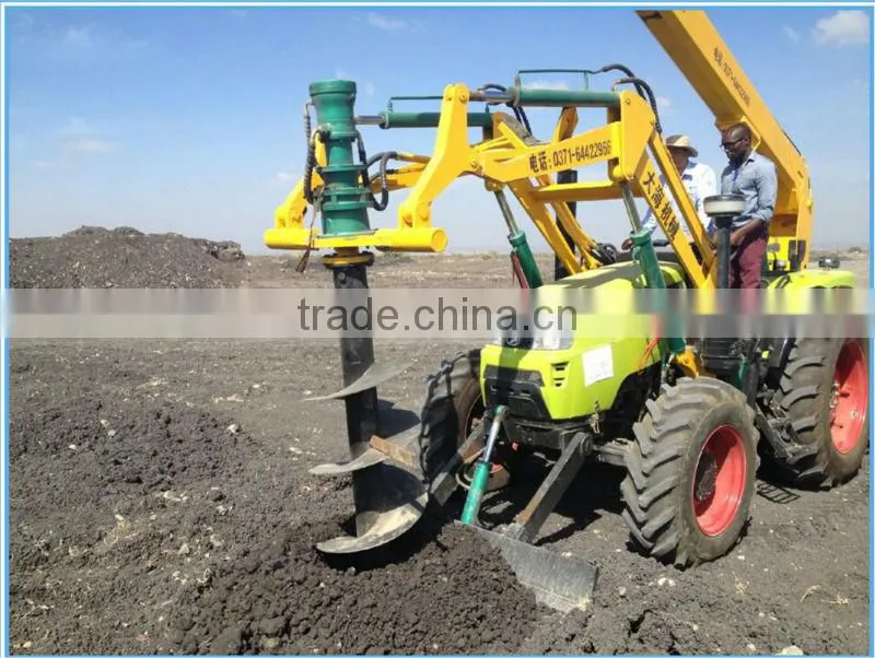 Factory supply integrated digging machine in Construction of power facilities