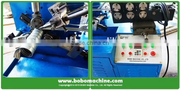 Steel corrugated prestressing tube forming machine