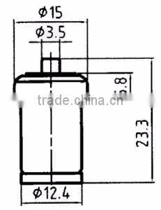 wax actuator Wax Thermostatic Element for Thermostatic Radiator(Art No. 1J02)