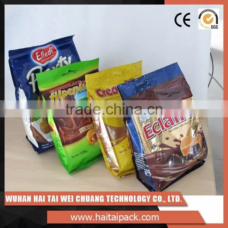 Sales promotion Cheap PLC control automatic snacks food packaging machine