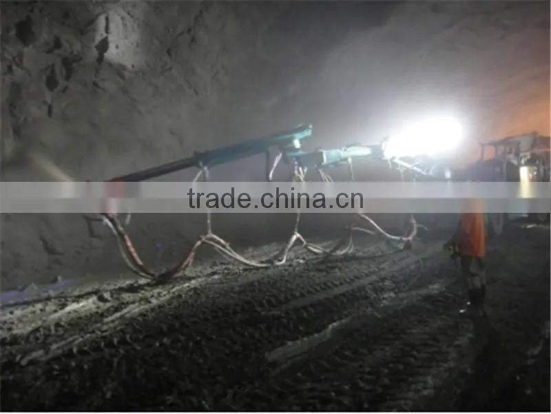 HSC-2013 tunnel construction shotcrete equipment wet mix concrete spray system with robot arm