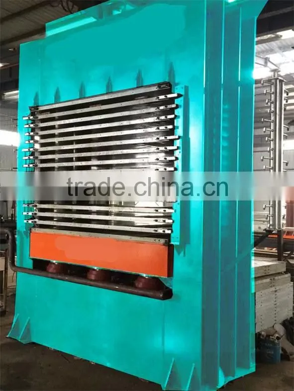 woodworking veneer hot press machine