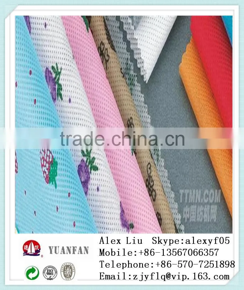 Beautiful printed PP polypropylene spun-bonded non-woven fabrics