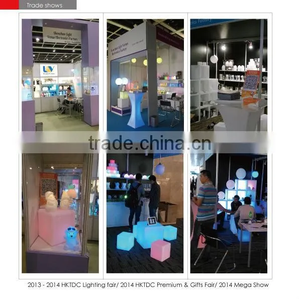 Rechargeable Outdoor Hanging Led Light Balls with 16 color changing ball lighting