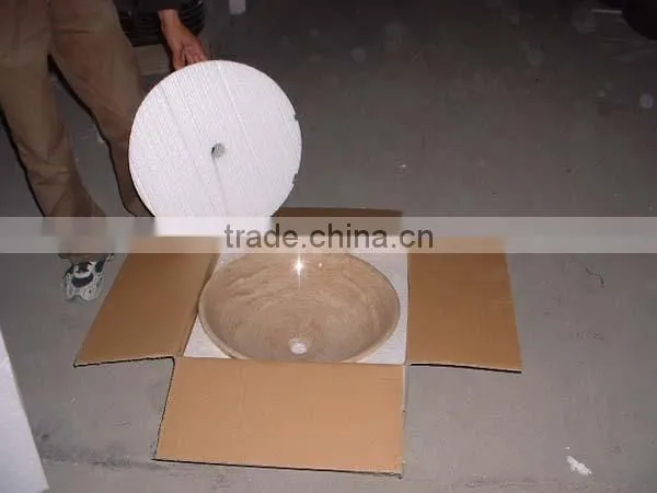 White onyx wash basin