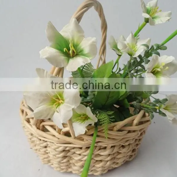 HOT 100%Handmade Natural indoor flower hanging basket