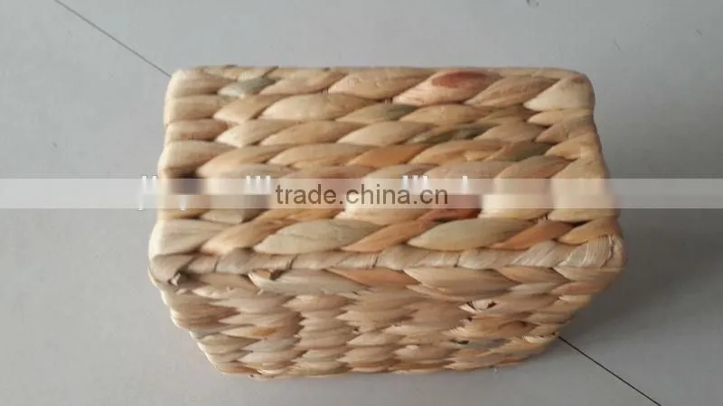 folding sea grass weaving basket set