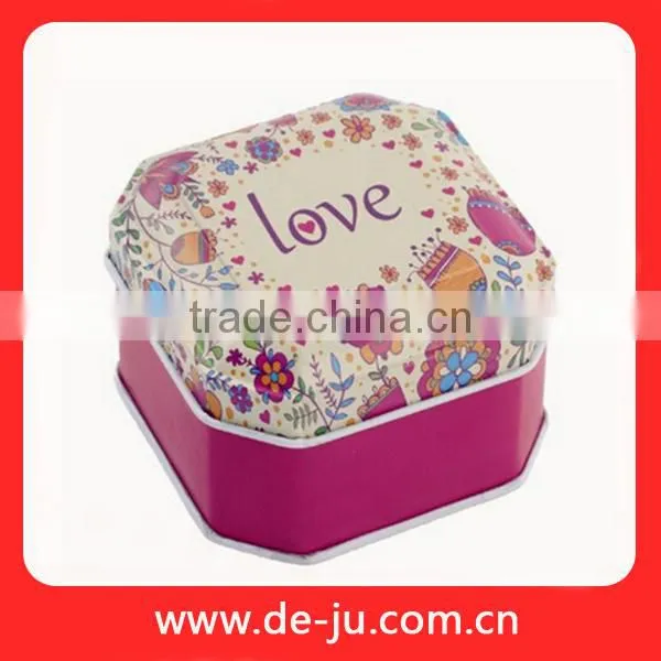 Cylinder With Inner Cap Sealing White Tin Box For Tea