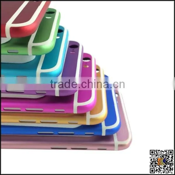 For iphone6 plus matt housing, colorful housing back case, black matt housing for iphone6 plus