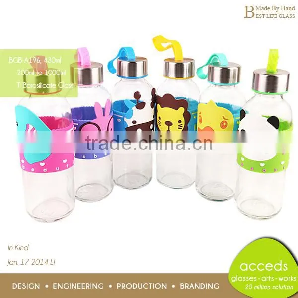 Custom Handcraft Glass Mini Travel Bottle Set