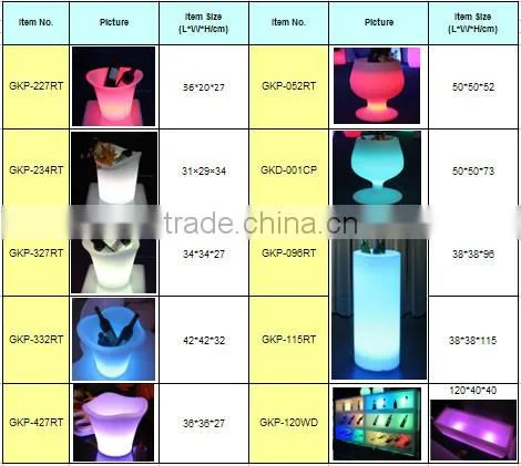LED party bottle bucket GKP-052RT