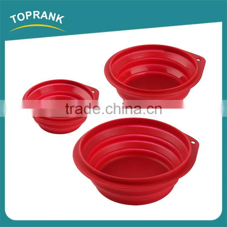 Personalized multi sizes pet travel feeding bowls silicone collapsible dog bowl