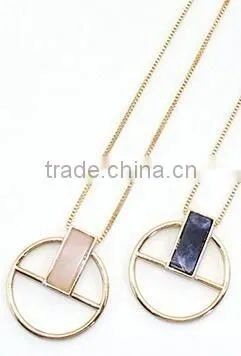 Wholesale 18k gold color meaningful crystal necklace jewellery pendant necklace