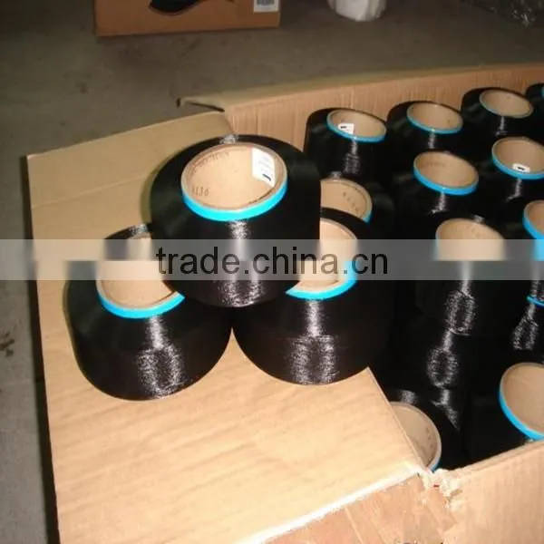 Hot sale good quality black spandex yarn 20D for covering knitting and weaving
