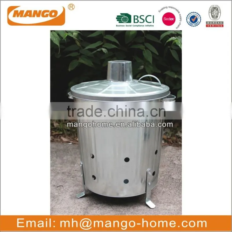 35L High Quality Galvanized Incinerator