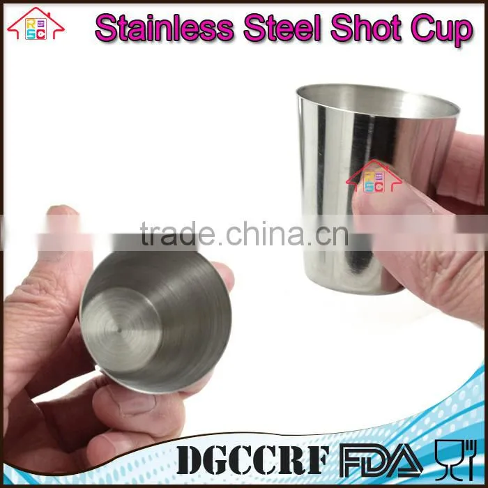 NBRSC 4 Pcs Mini Stainless Steel Cup Mug Drinking wine Beer Tea Coffee Tumbler Camping Travel