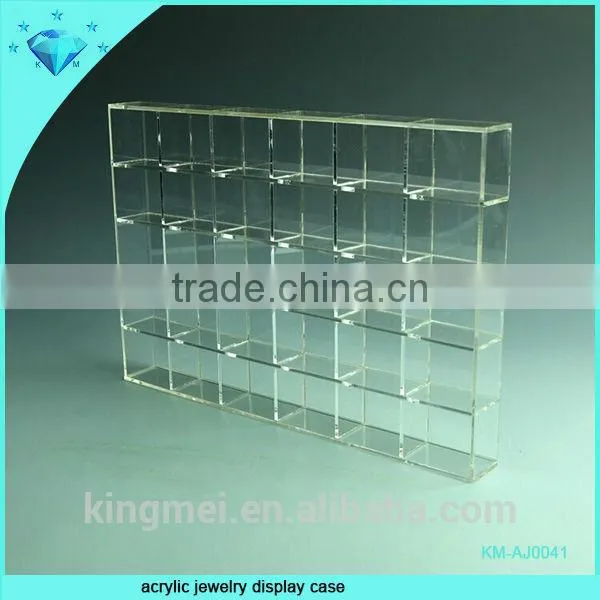 Acrylic jewelry store display cases