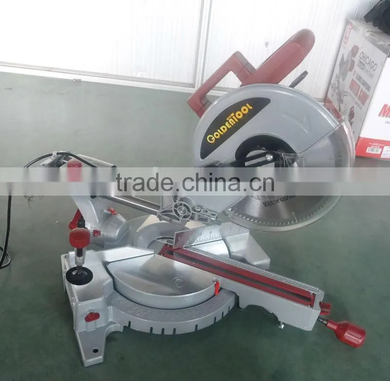 255mm 10" 1900w Aluminum Wood Cutting Machine Electric Power Portable Slide Compound Miter Saw