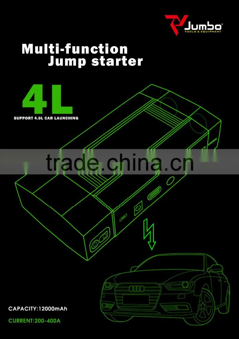 JB1216 Multi-function mobile charger for car phone battery charger jump starter