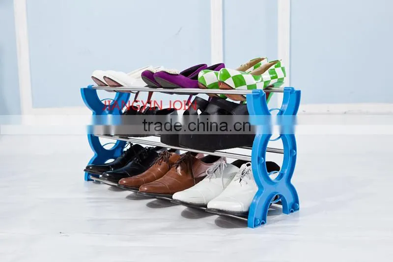 2032D Foldable Metal cloth rack with stand / Coat Hanger
