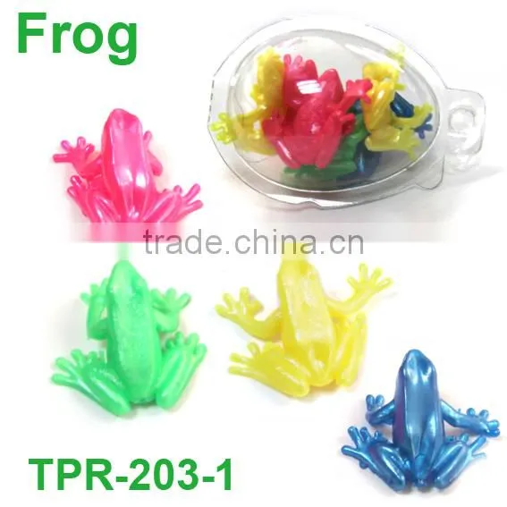 Soft Plastic Squeeze Frog Toys