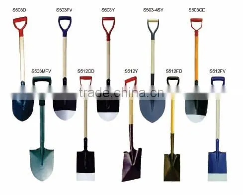 Hot sale all steel Square Shovel for Africa market