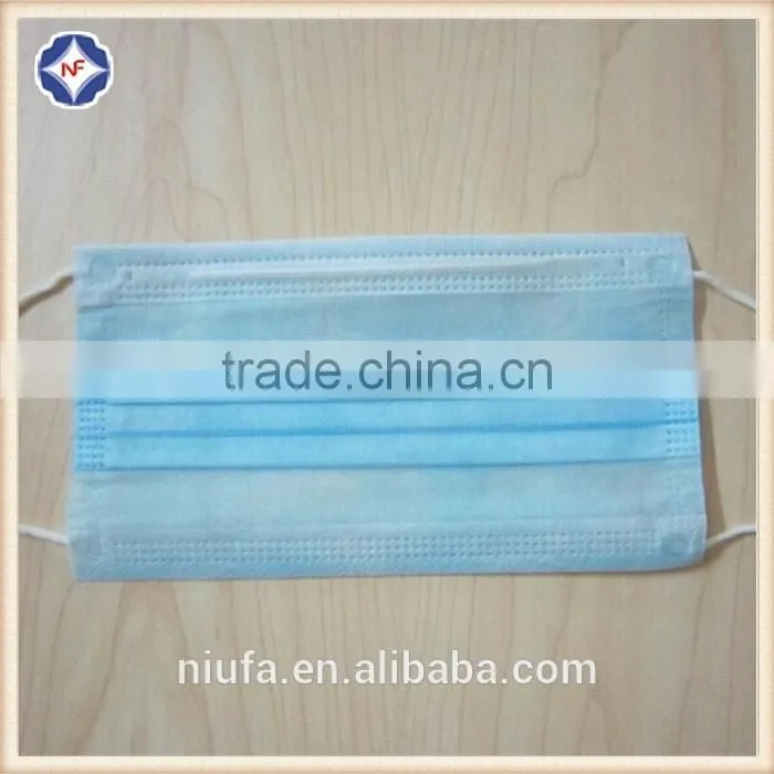 disposable surgical face mask use PE plastic nose wire