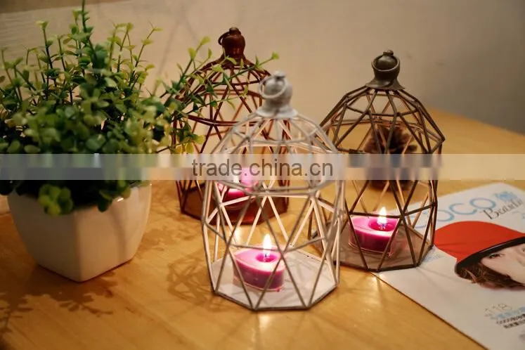 Candle cup iron ornaments