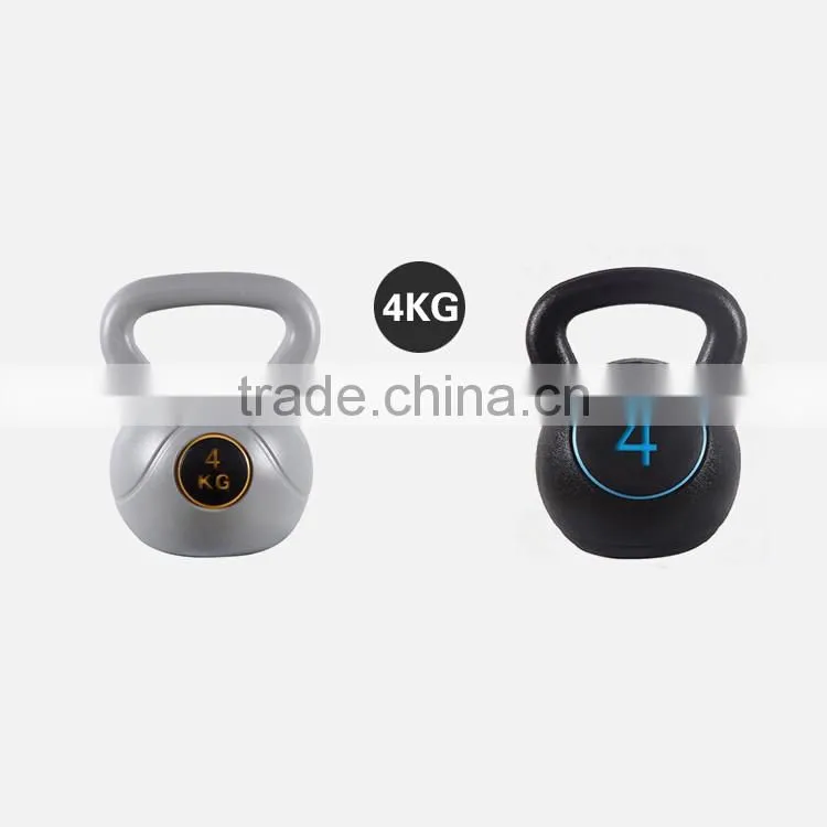 2016 popular new design HDPE kettle bell dumbbell