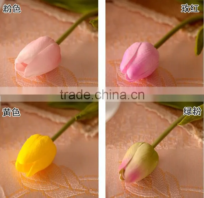 Home mini artificial handle rose flower with potted for sale