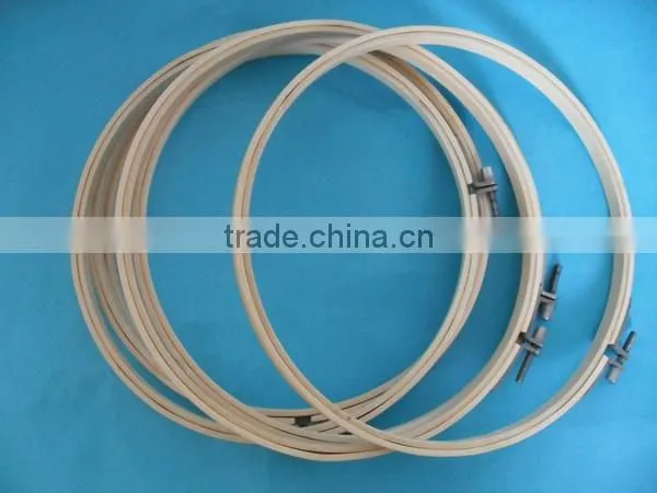 3''-12'' Bamboo Handicraft Cross Stitch Embroidery Hoop