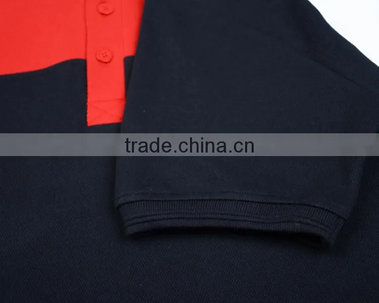 back image color pique polo shirt