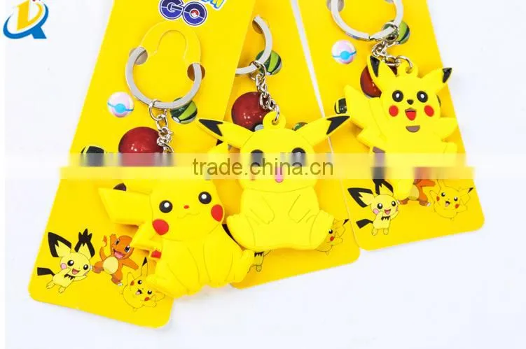new design pokemon keychain pvc keychain