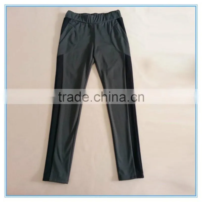 Ladies casual pants;fashion women tight pants stitching foot Leggings pencil trousers;lady sex legging pants hot pants