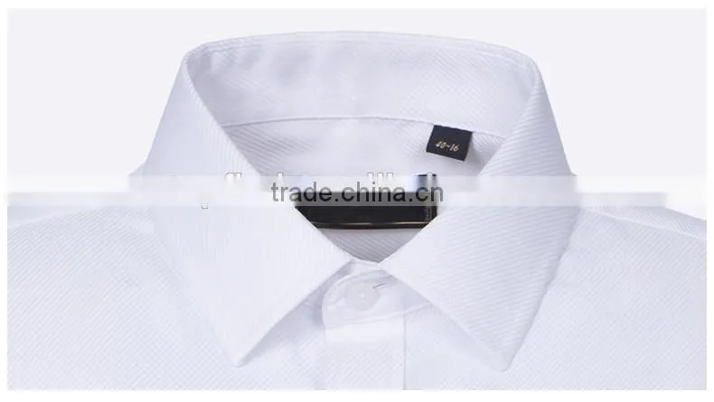 Classic italian bamboo solid color business formal men's shirt with good offer